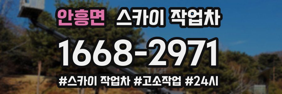 안흥면 스카이 작업차