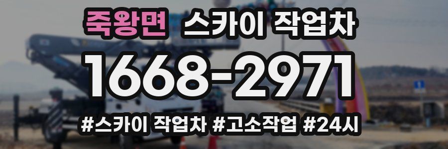 죽왕면 스카이 작업차