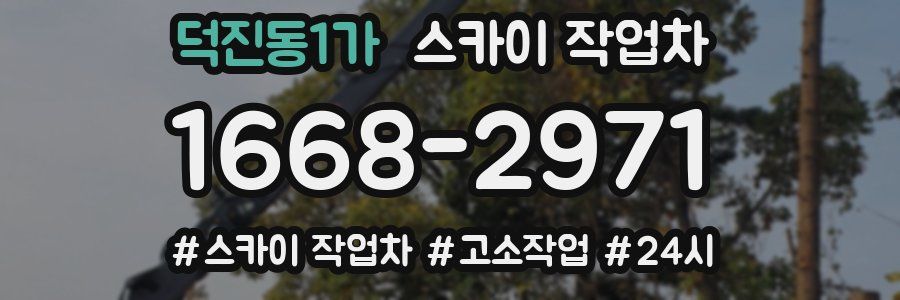 덕진동1가 스카이 작업차