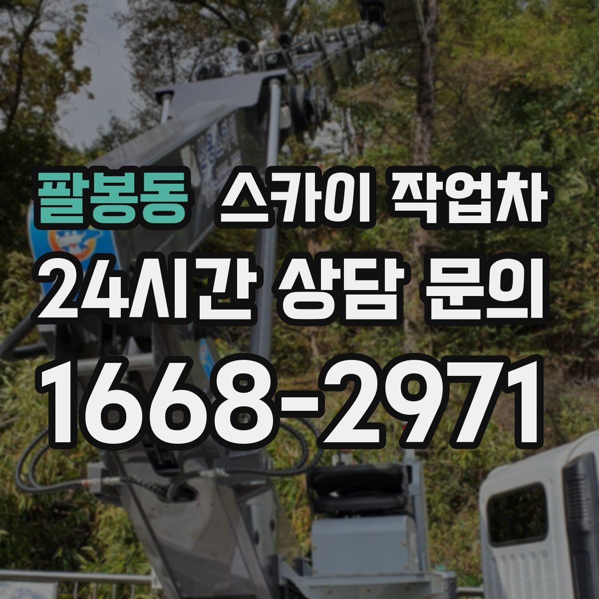 팔봉동 스카이 작업차