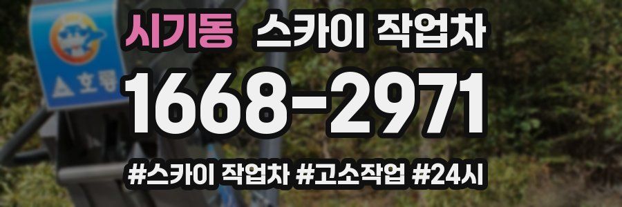 시기동 스카이 작업차