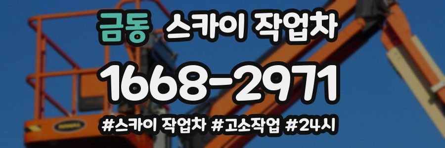 금동 스카이 작업차