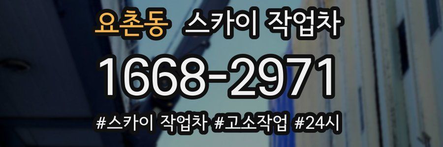 요촌동 스카이 작업차
