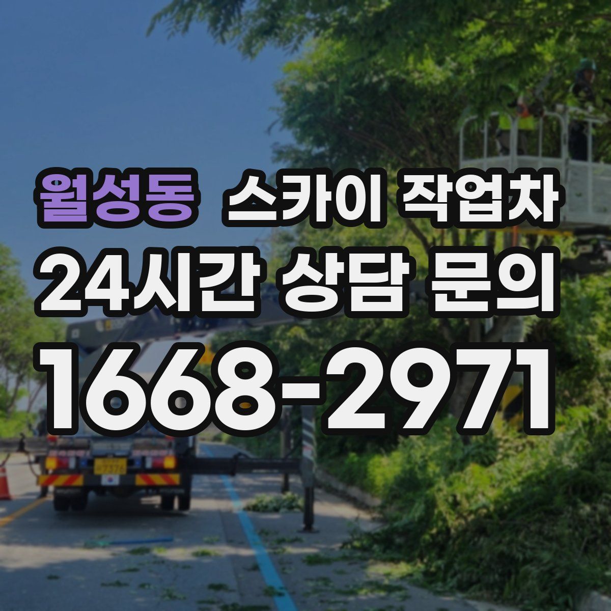 월성동 스카이 작업차