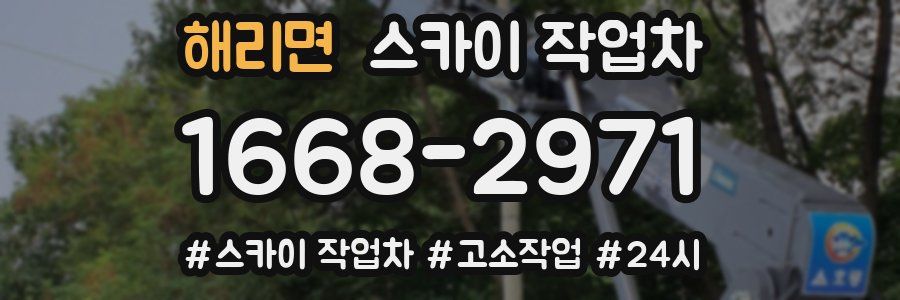 해리면 스카이 작업차