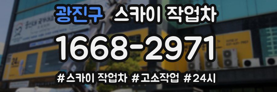 광진구 스카이 작업차