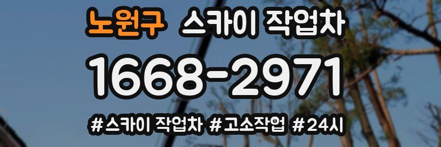 노원구 스카이 작업차