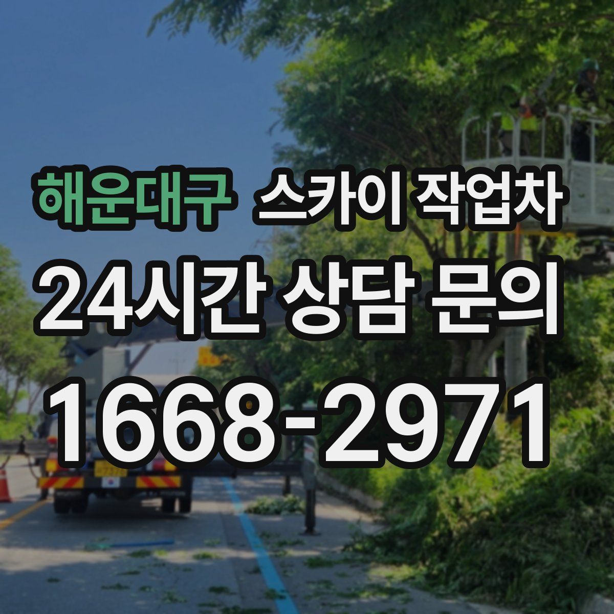 해운대구 스카이 작업차