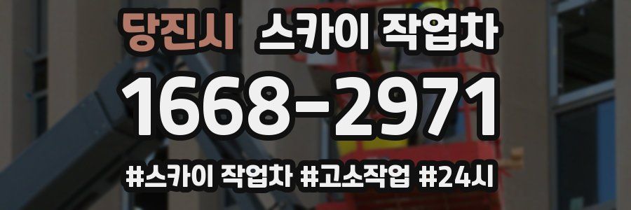 당진시 스카이 작업차