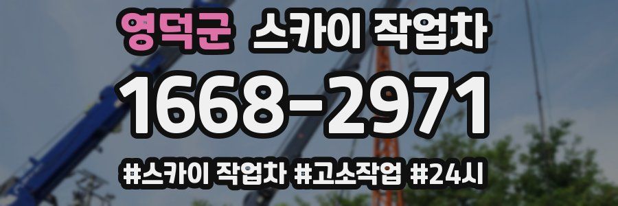 영덕군 스카이 작업차