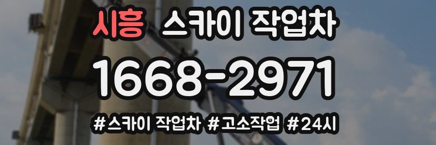 시흥 스카이 작업차