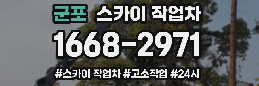 군포 스카이 작업차