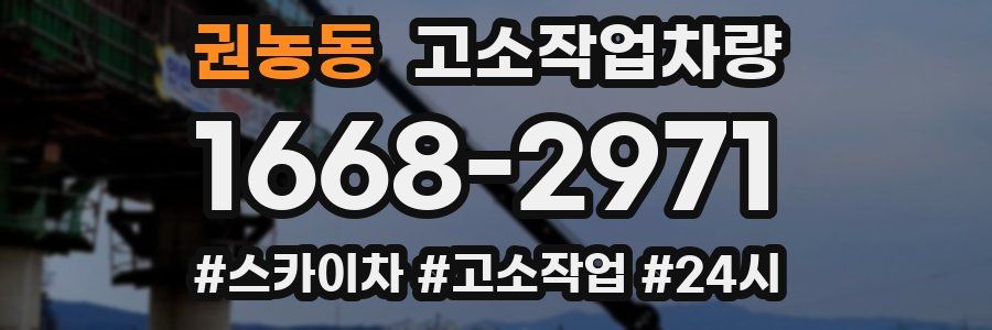 권농동 고소작업차량