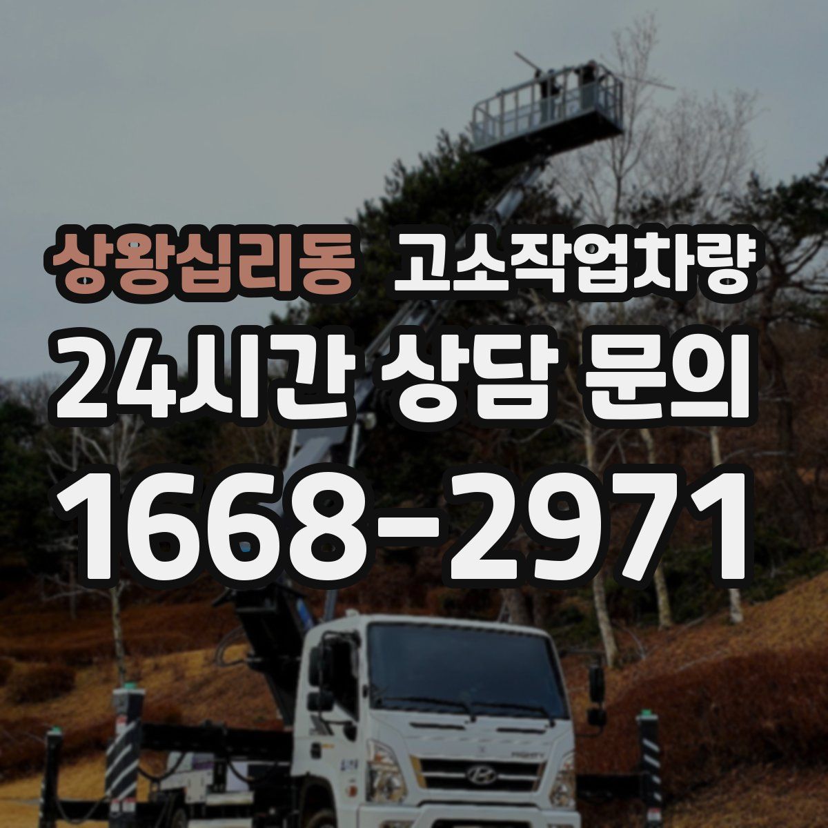 상왕십리동 고소작업차량