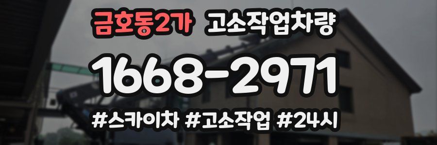 금호동2가 고소작업차량
