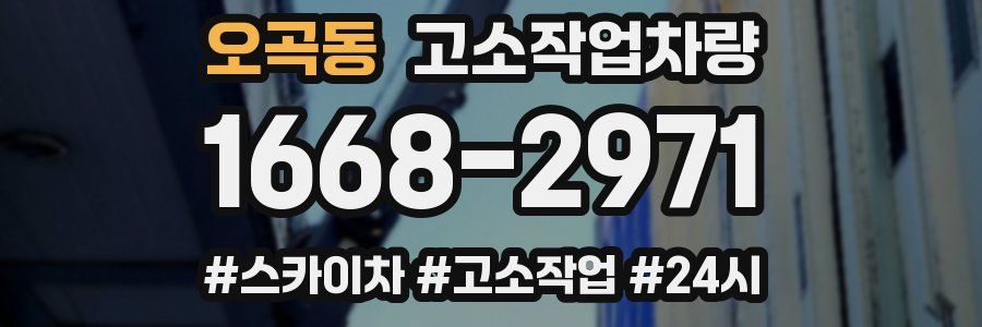 오곡동 고소작업차량