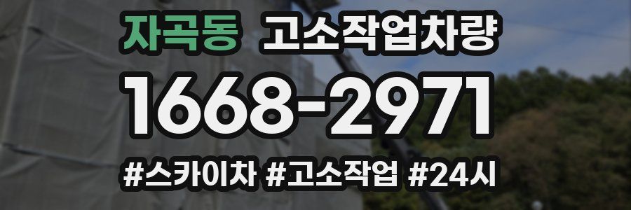 자곡동 고소작업차량