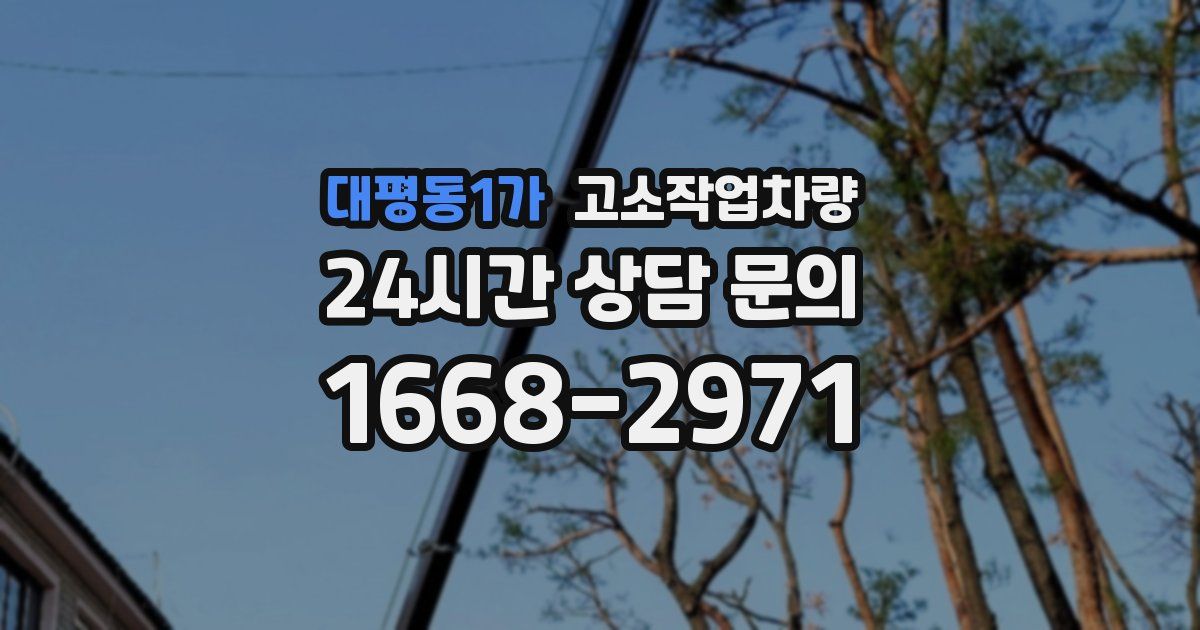 대평동1가 고소작업차량
