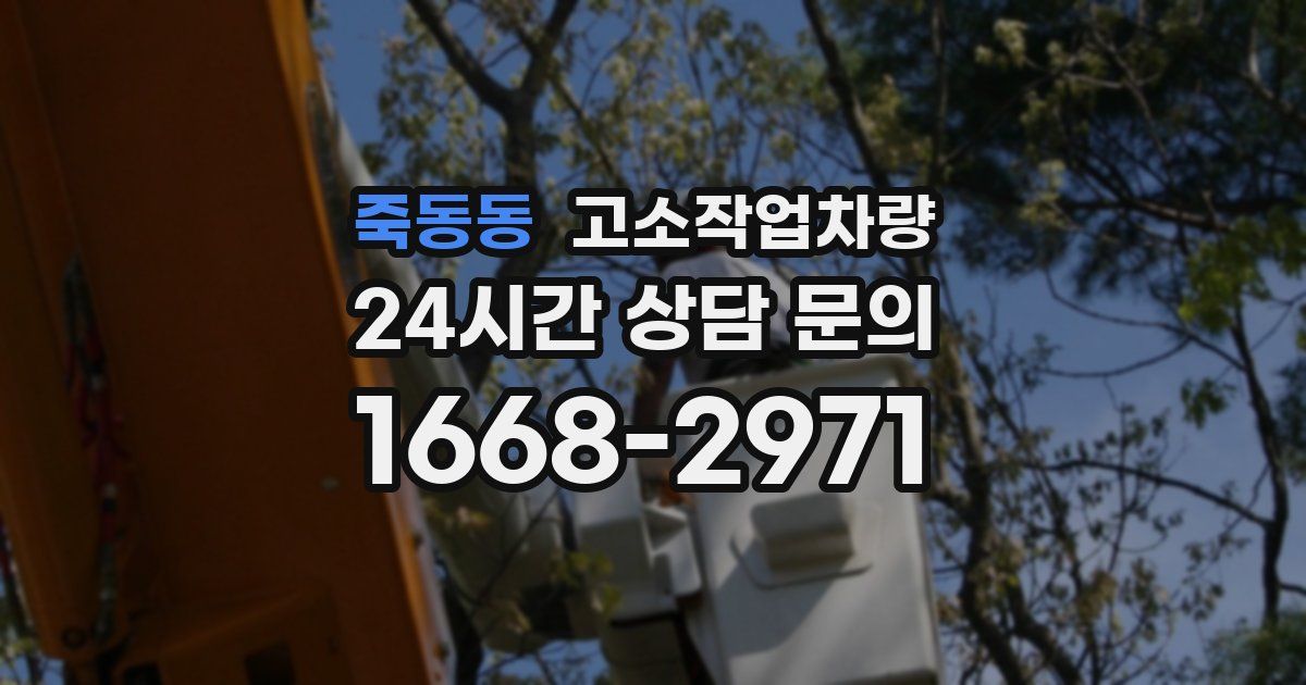 죽동동 고소작업차량