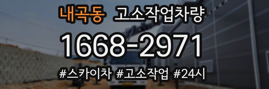 내곡동 고소작업차량