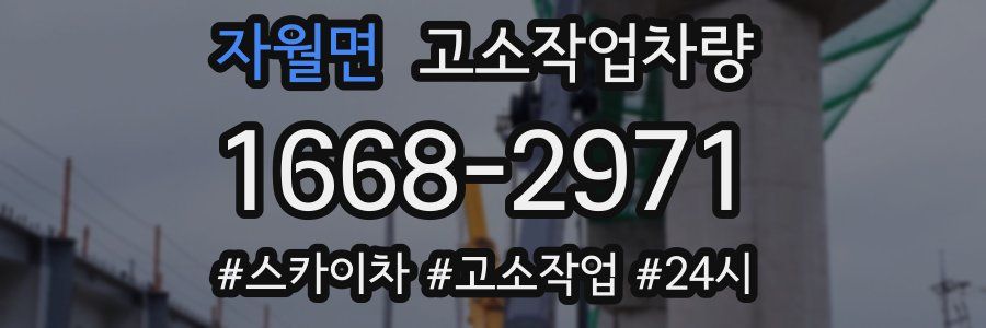 자월면 고소작업차량