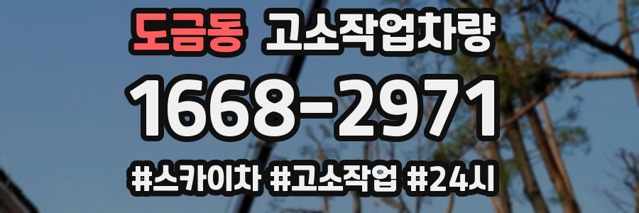 도금동 고소작업차량
