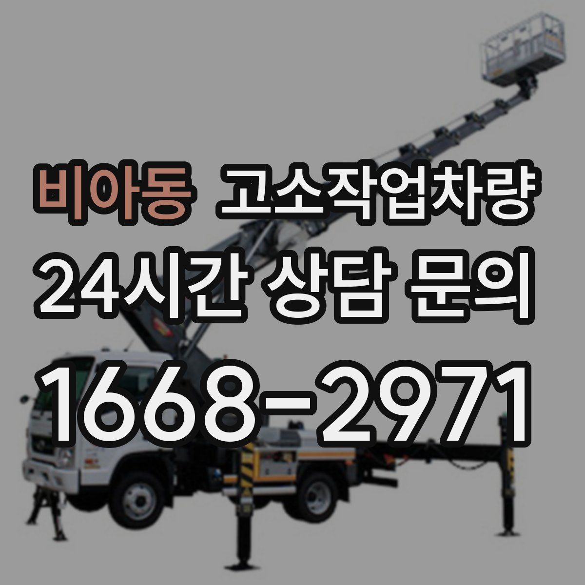 비아동 고소작업차량