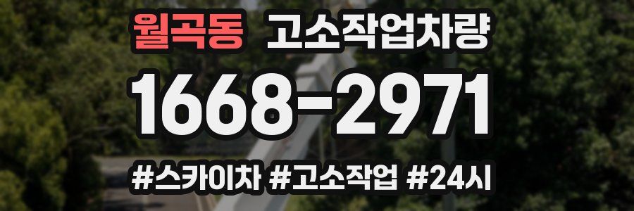 월곡동 고소작업차량