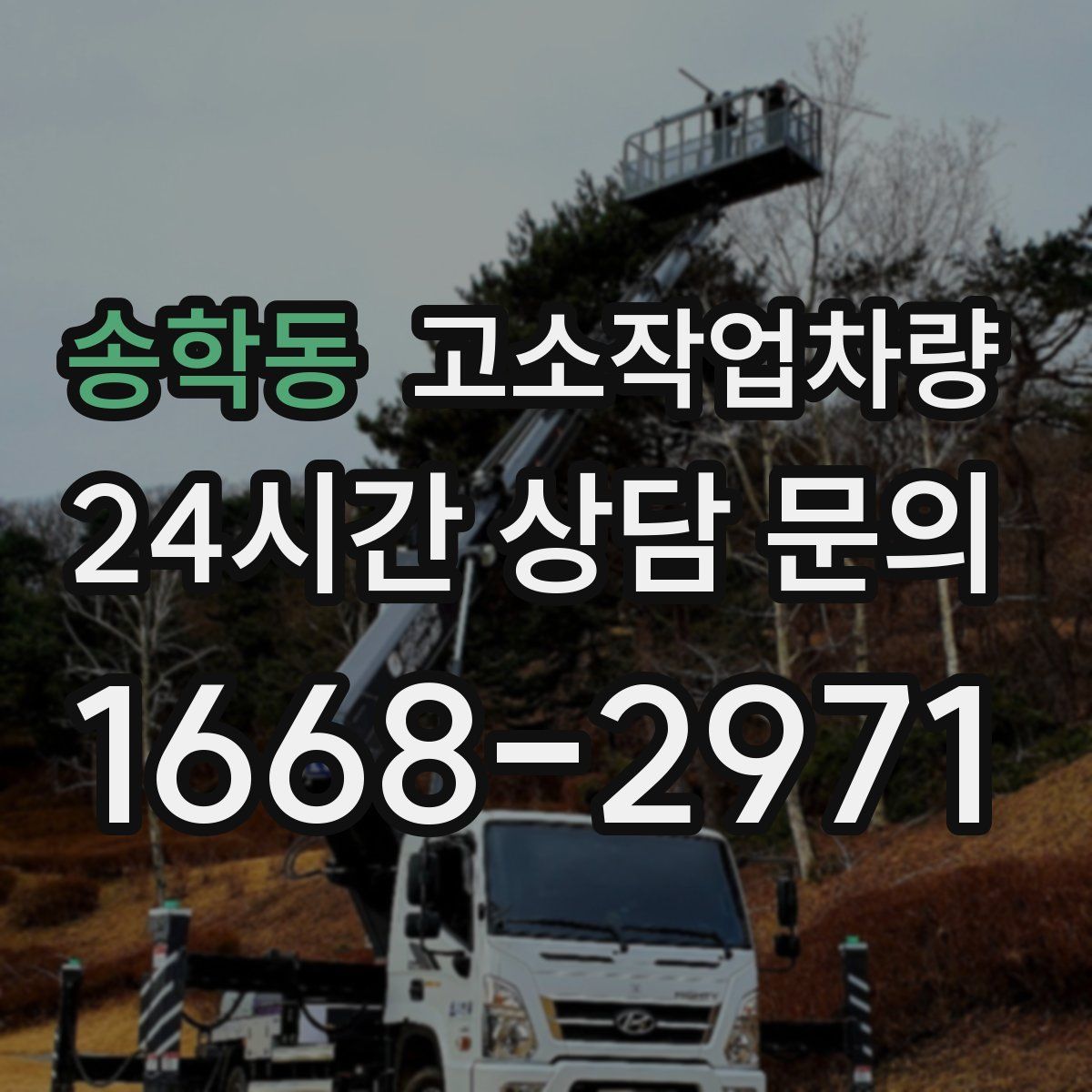 송학동 고소작업차량