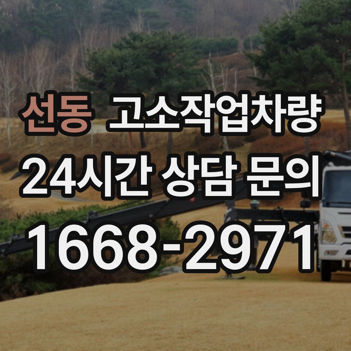 선동 고소작업차량