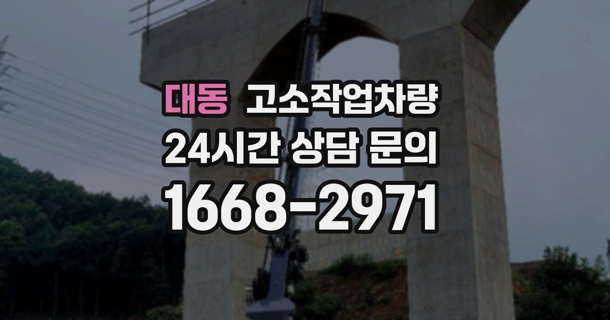 대동 고소작업차량