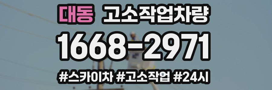 대동 고소작업차량