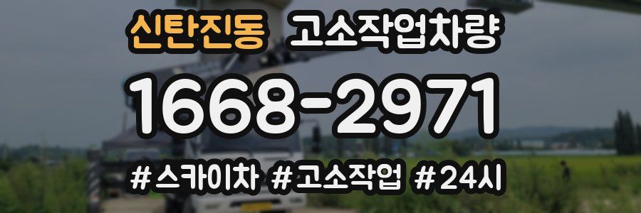 신탄진동 고소작업차량