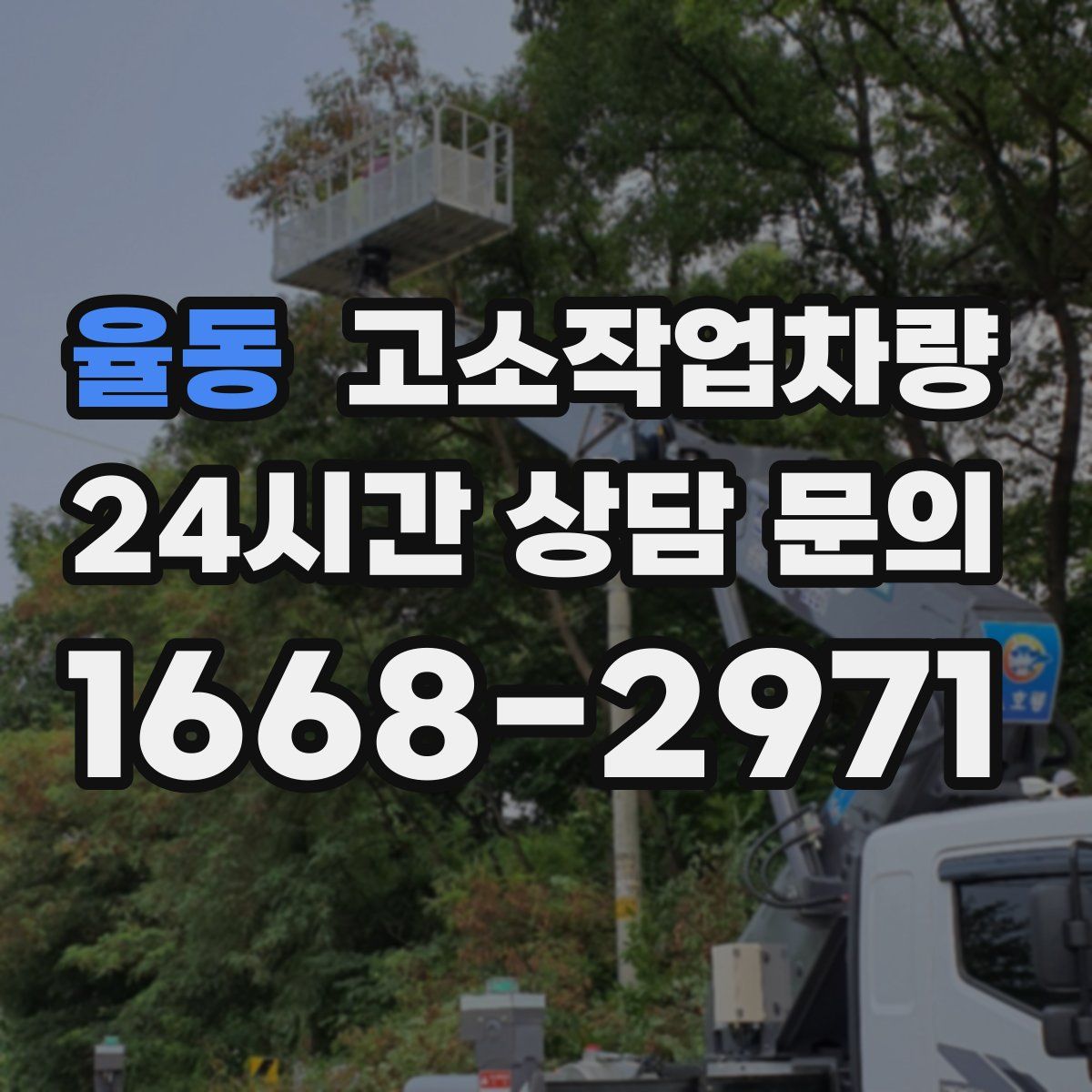 율동 고소작업차량