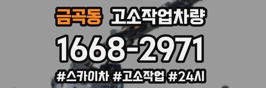금곡동 고소작업차량