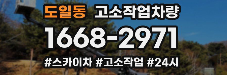 도일동 고소작업차량