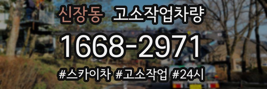 신장동 고소작업차량