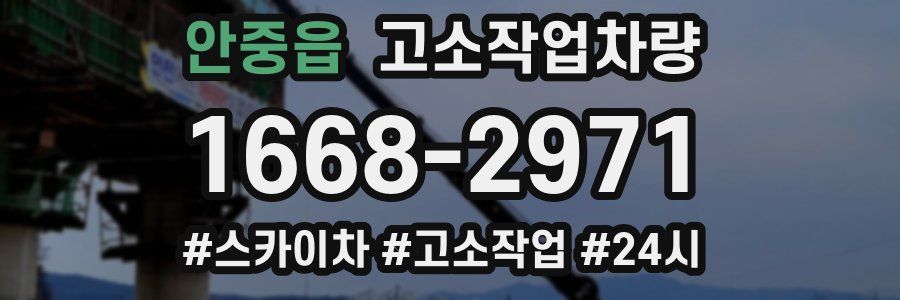 안중읍 고소작업차량