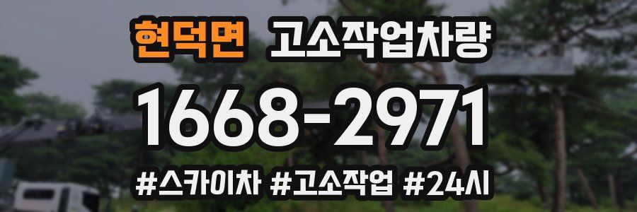 현덕면 고소작업차량