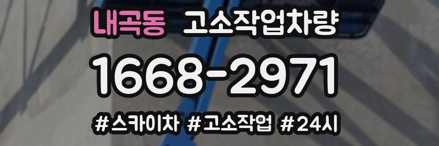 내곡동 고소작업차량