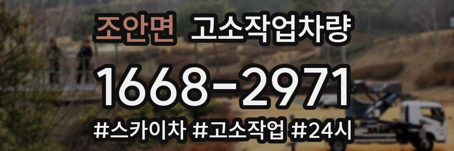 조안면 고소작업차량