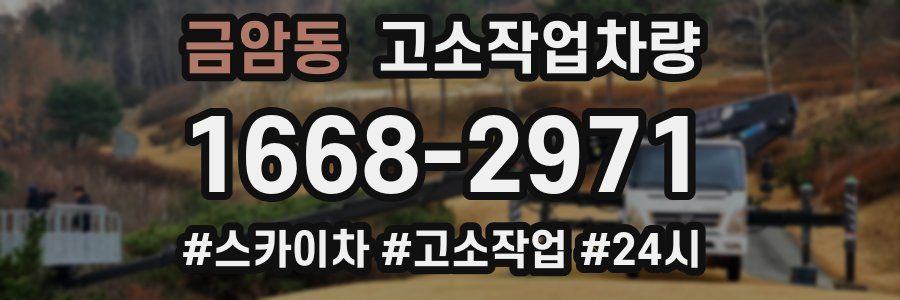 금암동 고소작업차량