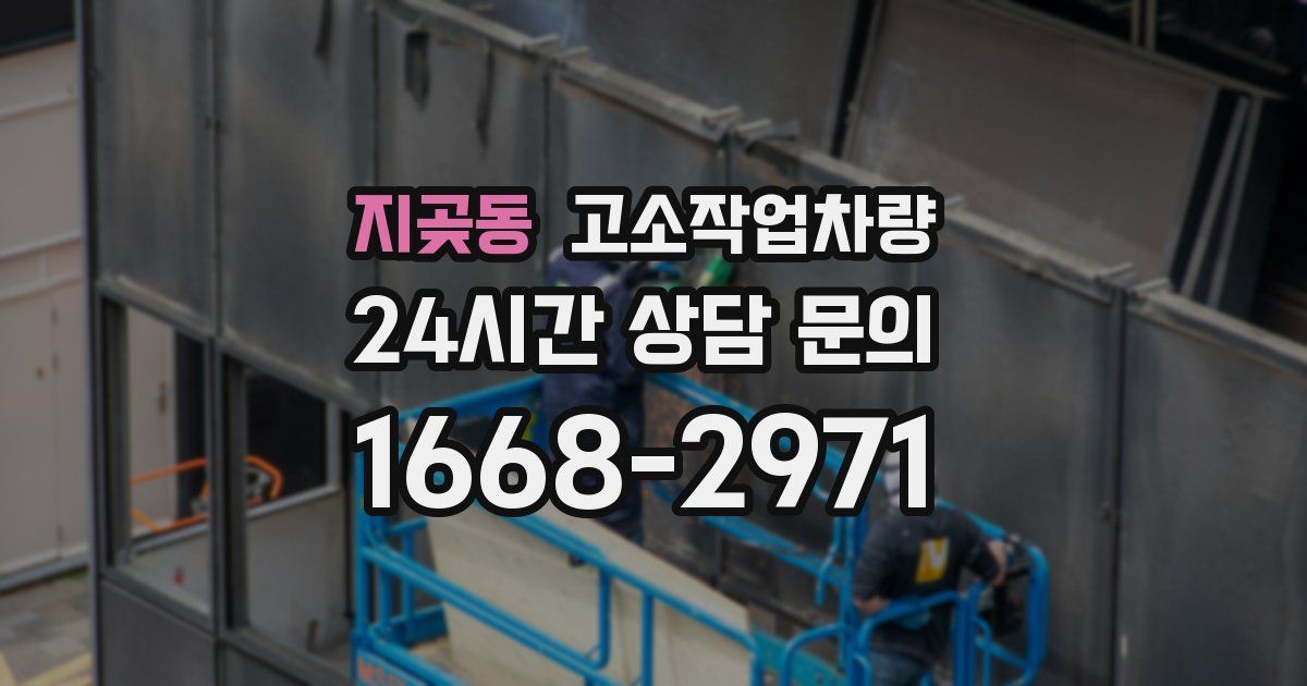 지곶동 고소작업차량