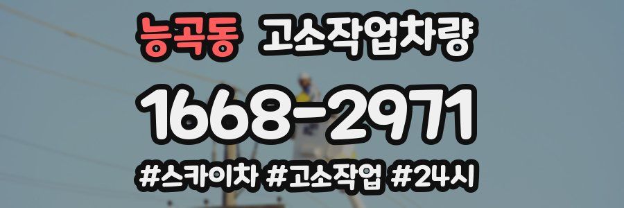 능곡동 고소작업차량