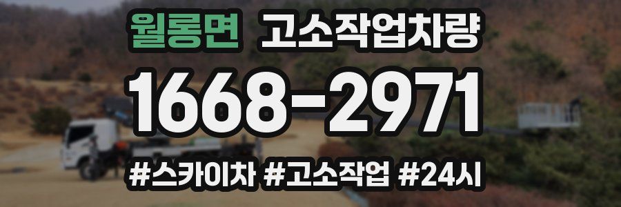 월롱면 고소작업차량