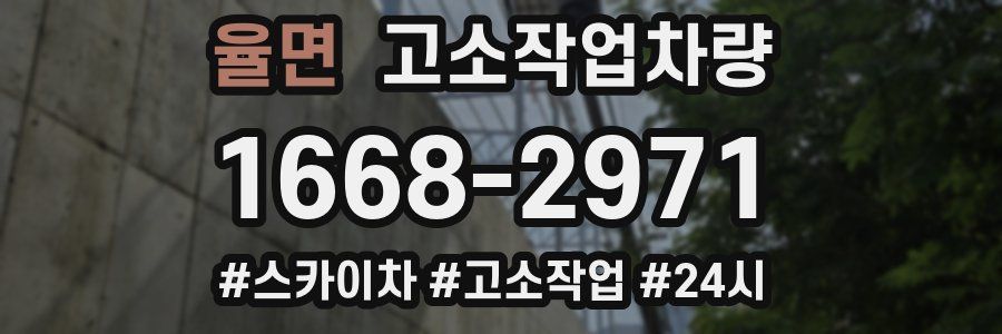 율면 고소작업차량