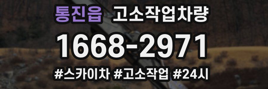통진읍 고소작업차량