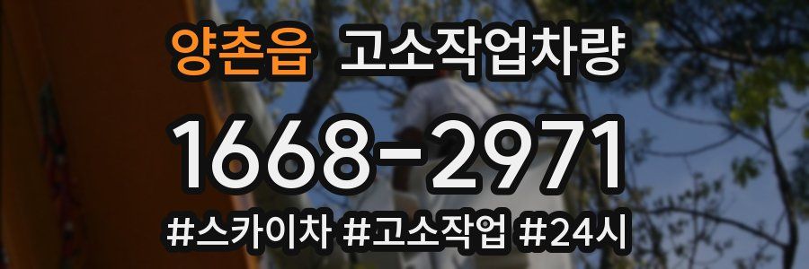 양촌읍 고소작업차량