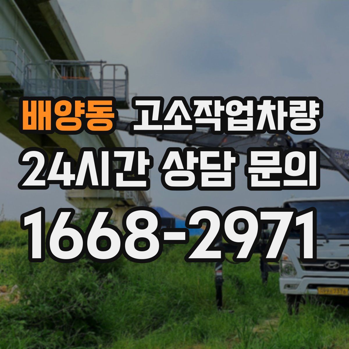 배양동 고소작업차량