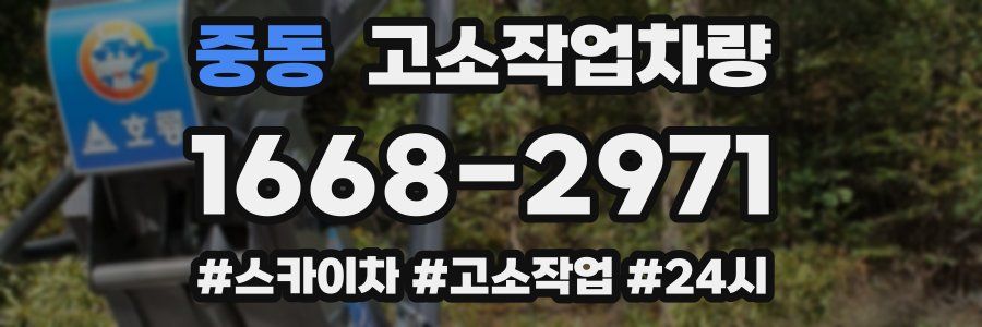 중동 고소작업차량